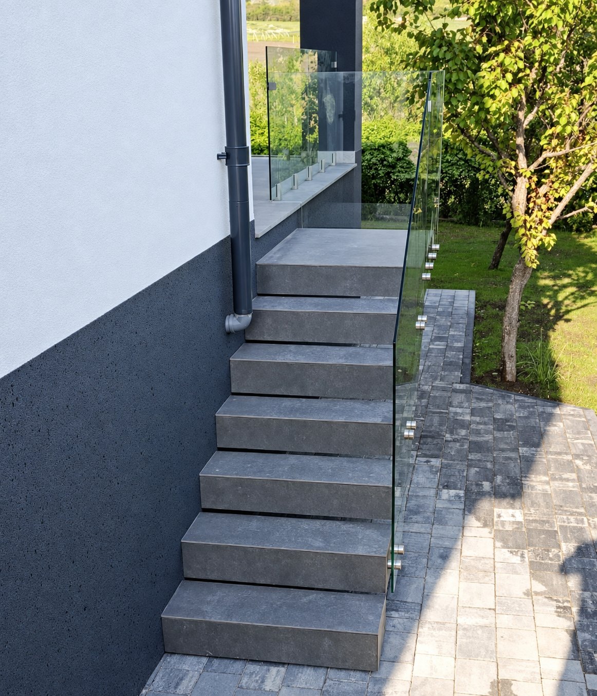 Balustrade din sticlă — fotografia 3